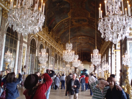 Hall of Mirrors Versailles.